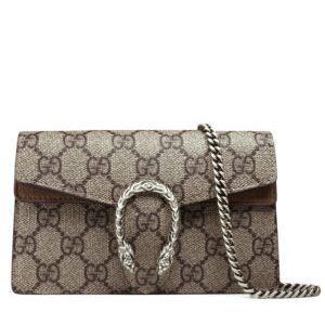 Gucci Dionysus GG Supreme super mini bag 476432 Apricot