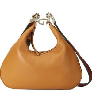 Gucci Attache Large Shoulder Bag 702823 Light Coffee