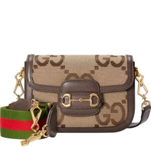 Gucci Horsebit 1955 jumbo GG Mini Bag 658574 Brown
