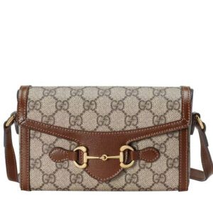 Gucci Horsebit 1955 Mini Bag 699296 Brown