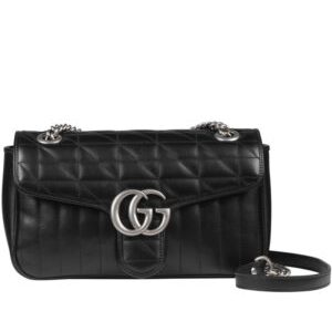 Gucci GG Marmont Small Shoulder Bag 443497 Black