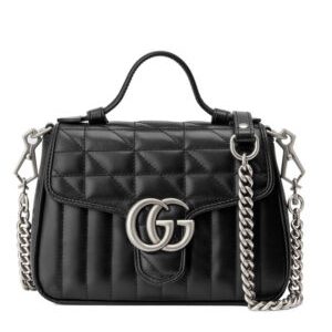 Gucci GG Marmont Mini Handbag 583571 Black