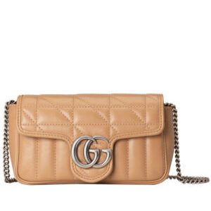 Gucci GG Marmont super mini bag 476433S Apricot