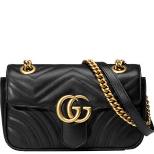 Gucci GG Marmont matelasse mini bag 446744 Black