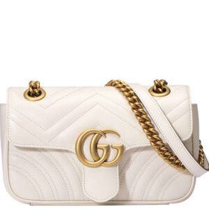 Gucci GG Marmont matelasse mini bag 446744 Cream