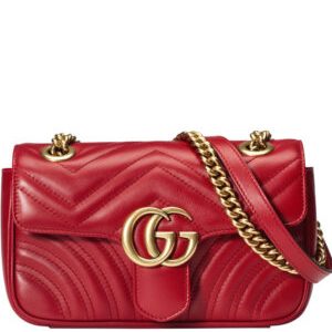 Gucci GG Marmont matelasse mini bag 446744 Red