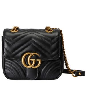 Gucci GG Marmont Mini Shoulder Bag 739682 Black