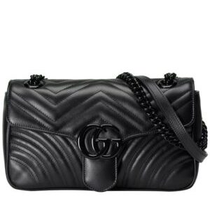 Gucci GG Marmont Small Shoulder Bag Black