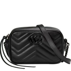 Gucci GG Marmont Mini Shoulder Bag Black