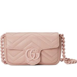 Gucci GG Marmont Belt Bag 699757 Pink