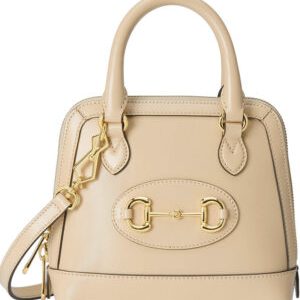 Gucci Horsebit 1955 Mini Top Handle Bag 640716 Apricot