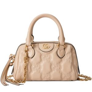 Gucci GG Matelasse Leather Mini Bag 702251 Cream