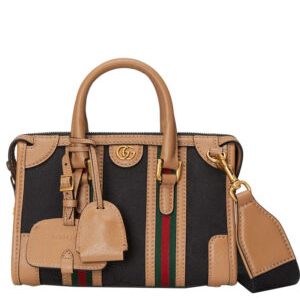Gucci Mini Canvas Top Handle Bag 715771 Black