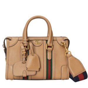 Gucci Mini Canvas Top Handle Bag 715771 Brown