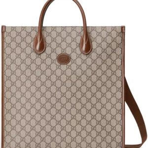 Gucci Medium Tote With Interlocking G 674155 Coffee