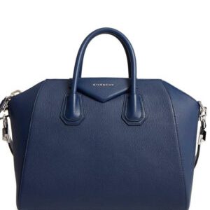 Givenchy Antigona Leather Large Duffel Dark Blue
