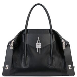 Givenchy Medium Antigona Soft Lock Handbag Black