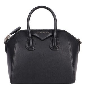 Givenchy Mini Antigona bag in eggplant grained leather BB05114012 Black