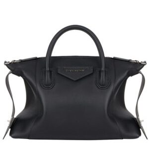 Givenchy Small Antigona Soft Bag In Smooth Leather Black