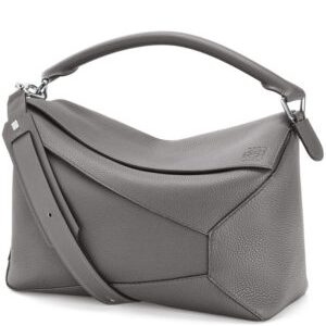 Loewe Large Puzzle Bag In Grained Calfskin