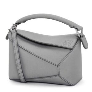 Loewe Mini Puzzle Bag In Soft Grained Calfskin