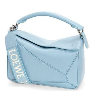 Loewe Small Puzzle Bag In Satin Calfskin
