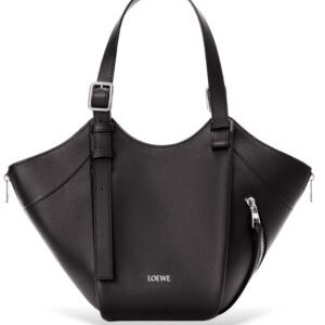 Loewe Hammock Flip Bag In Classic Calfskin