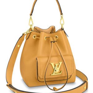 Louis Vuitton Lockme Bucket Bag M57687 M57689 Light Coffee
