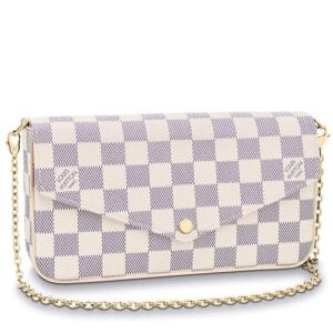 Louis Vuitton Pochette Felicie N63106 White