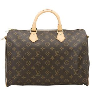Louis Vuitton monogram speedy M40392 Brown