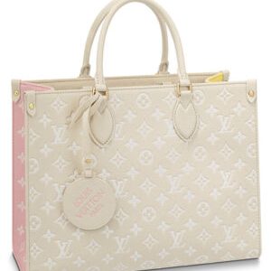 Louis Vuitton Onthego MM Tote Bag M46060 M46128 Gray