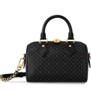Louis Vuitton Speedy Bandouliere 20 M22286 M22595 Black