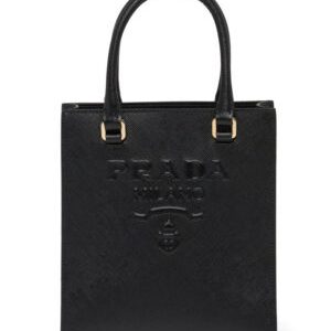 Prada Small Saffiano Leather Handbag Black