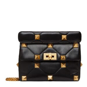 Valentino Garavani Roman Stud Nappa Chain Bag Black