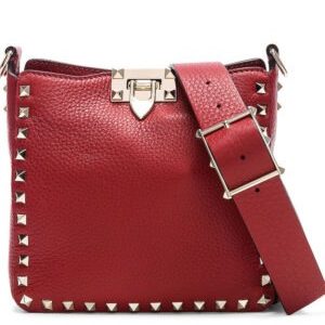 Valentino Garavani Mini Rockstud Crossbody Bag Red