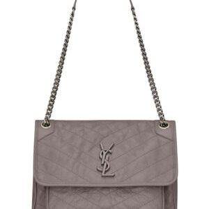 Saint Laurent Medium Niki Chain Bag 498894 Gray