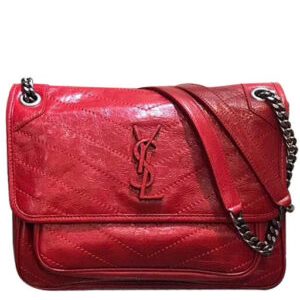 Saint Laurent Medium Niki Chain Bag 498894 Red