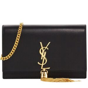 Saint Laurent Kate Monogram Ysl Small Tassel Shoulder Bag Black