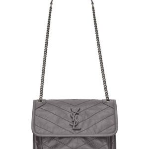 Saint Laurent Baby Niki Chain Bag 5330370 Dark Gray