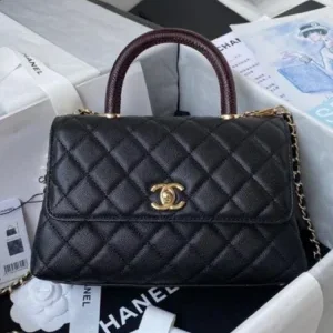 Chanel Coco Caviar Handle Bags 23cm