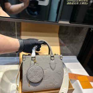 Louis Vuitton On The Go Gray 25 cm