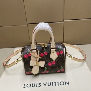 Colestore Louis Vuitton LV x TM Speedy Bandoulière 20 Monogram Cherry Coated Canvas