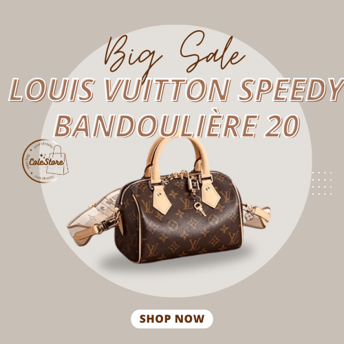 Colestore Louis Vuitton Speedy Bandoulière 20 Beige M46222 20.5 x 13.5 x 12cm