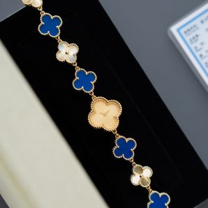 Colestore Van Cleef & Arpels Sweet Alhambra watch Yellow gold, Agate