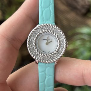 Colestore Tiffany & Co. Tiffany Rope Watch in White Gold with Diamonds 27mm