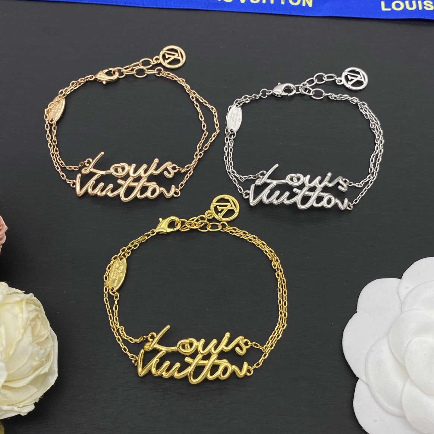 Colestore Louis Vuitton LV Script Bracelet