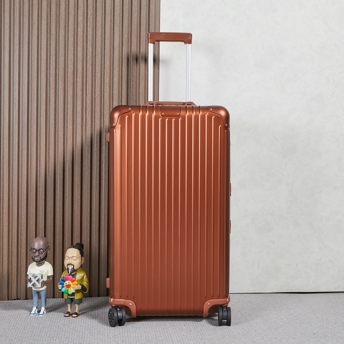 Colestore Rimowa Original Trunk Large Aluminum Suitcase Bronze Gold 73 × 44 × 36.5 cm