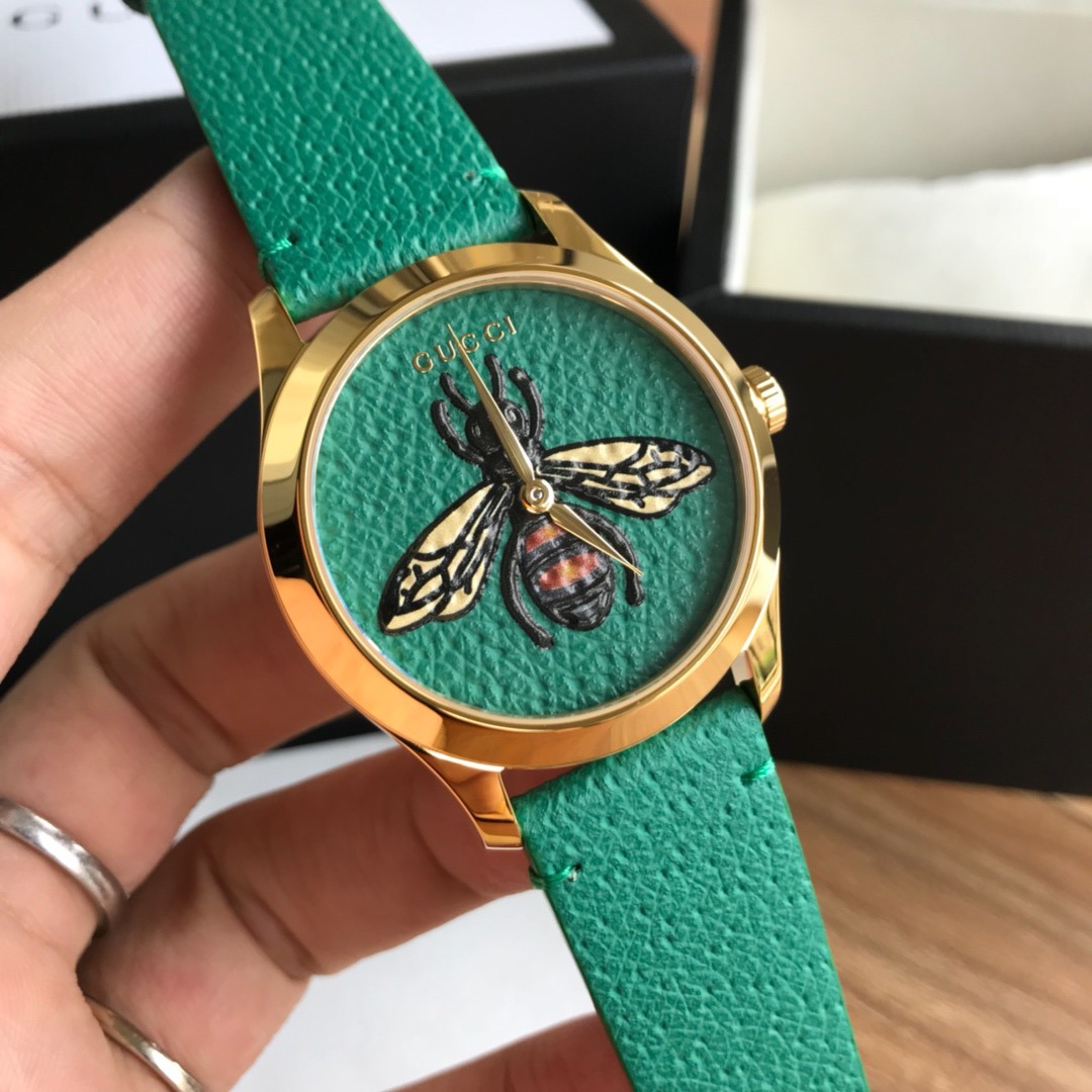 Colestore Gucci G-Timeless Emerald Watch Green 37mm