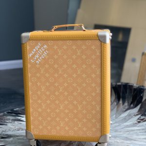 Colestore Louis Vuitton Rolling Trunk Safran Yellow 39 x 55 x 21 cm