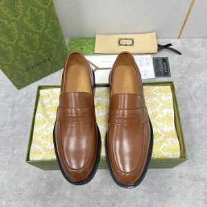 Colestore Gucci Penny Loafer Brown